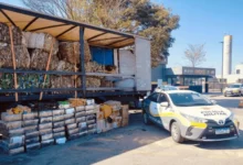 Carreta foge de pedágio e é apreendida com 1,3 t de maconha em Itu (SP)